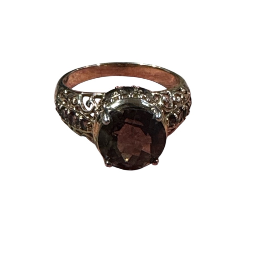 Ross Simons Gold Smokey Topaz Ring